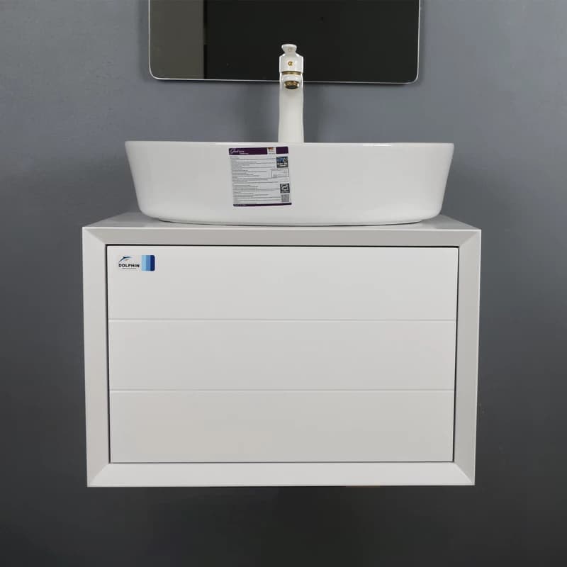 ست کابینت و روشویی دلفین مدل 6040-W به همراه آینه — تصویر ۴