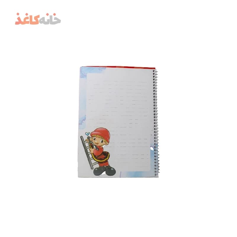 دفتر40برگ حاشیه دار یک شین طرح دختر — تصویر ۳