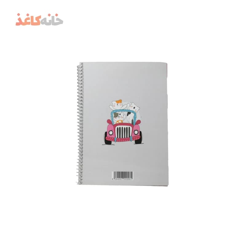 دفتر40برگ حاشیه دار یک شین طرح گربه — تصویر ۲