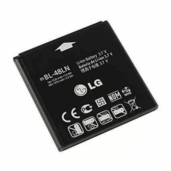 باتری اورجینال گوشی ال جی Optimus 3D Max P720 مدل BL 48LN — تصویر ۲
