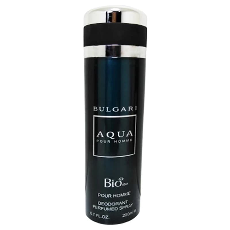 اسپری بدن بیواستار مدل Aqua Bulgari حجم 200میل