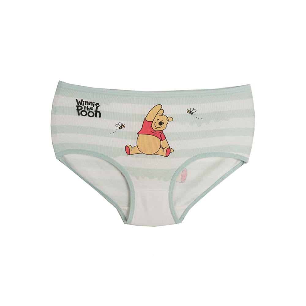 شورت دخترانه اسلیپ چاپی طرح راه راه و پو POOH — تصویر ۶