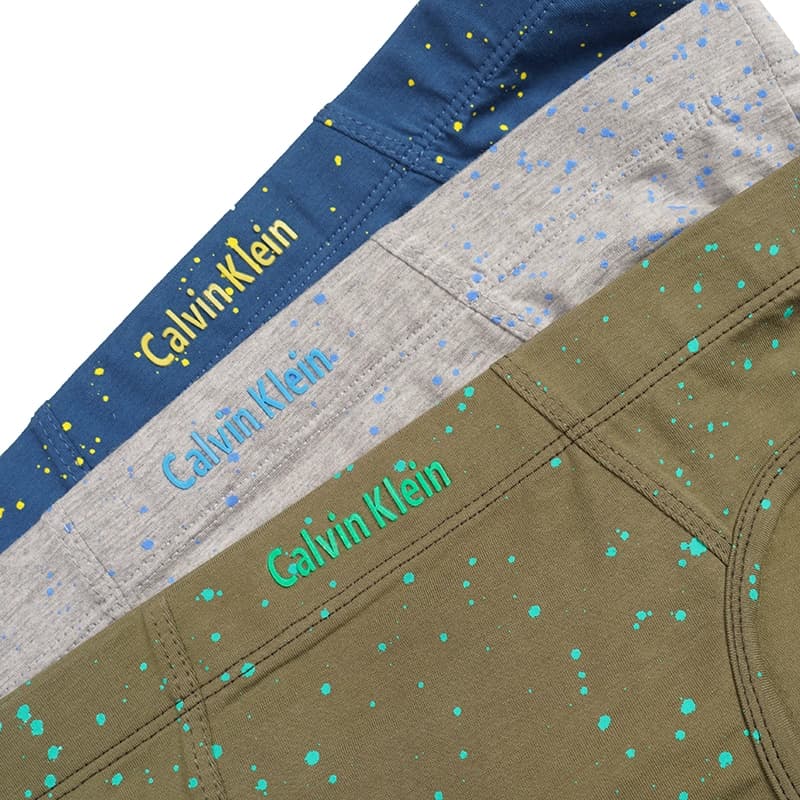 شورت مردانه اسلیپ تمام چاپ طرح paint splatter — تصویر ۶