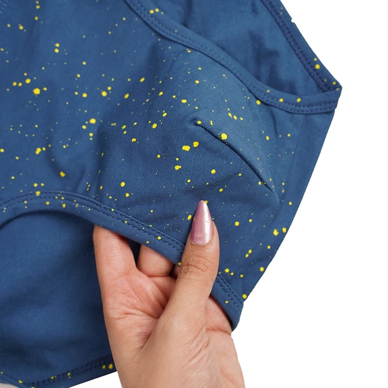 شورت مردانه اسلیپ تمام چاپ طرح paint splatter — تصویر ۵