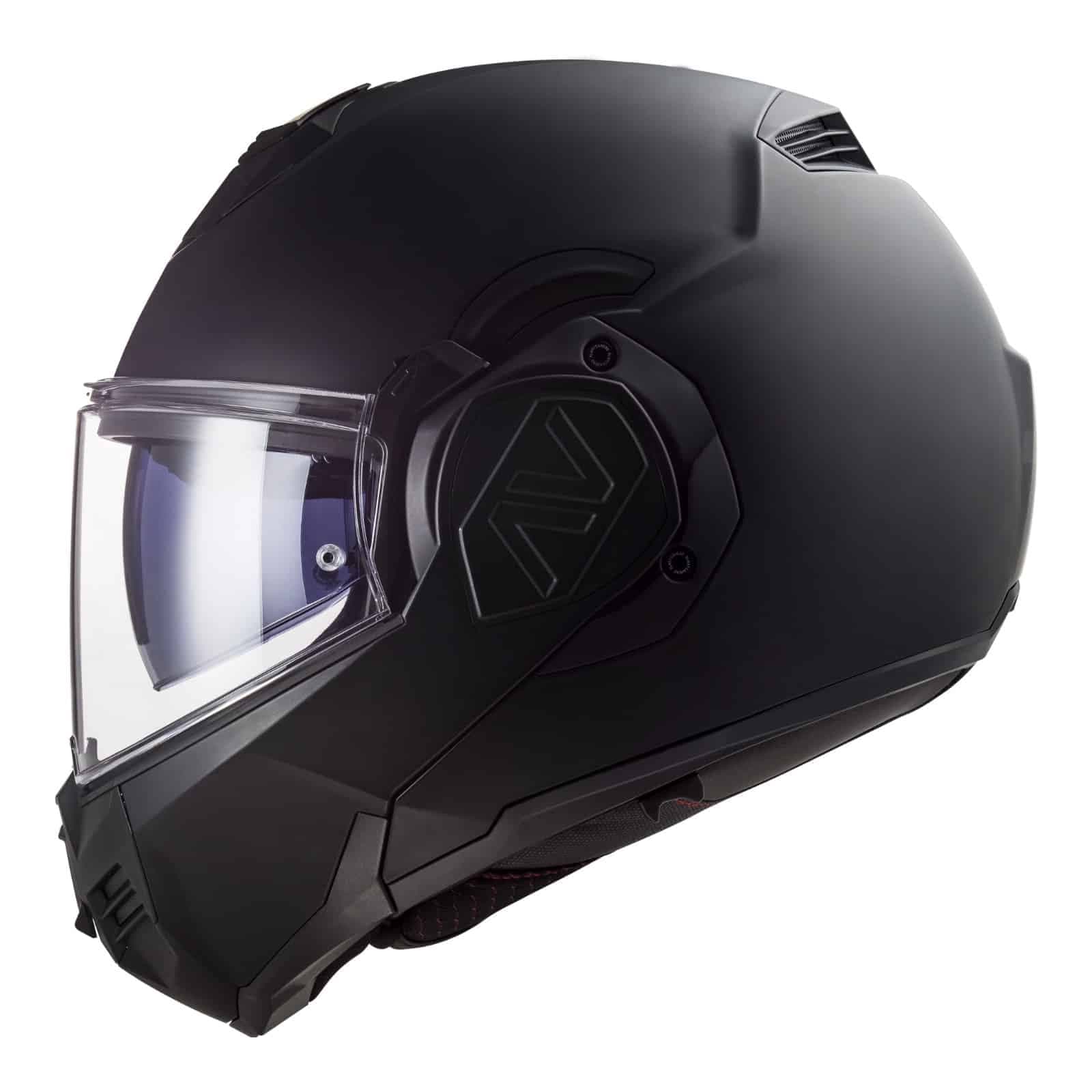 کلاه کاسکت فک متحرک LS2 Advant ff906 رنگ مشکی مات