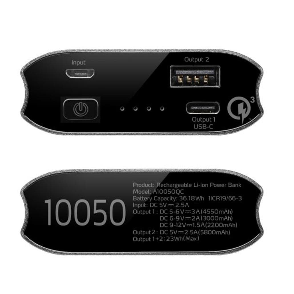 پاور بانک شارژ سریع ADATA مدل A10050QC — تصویر ۲