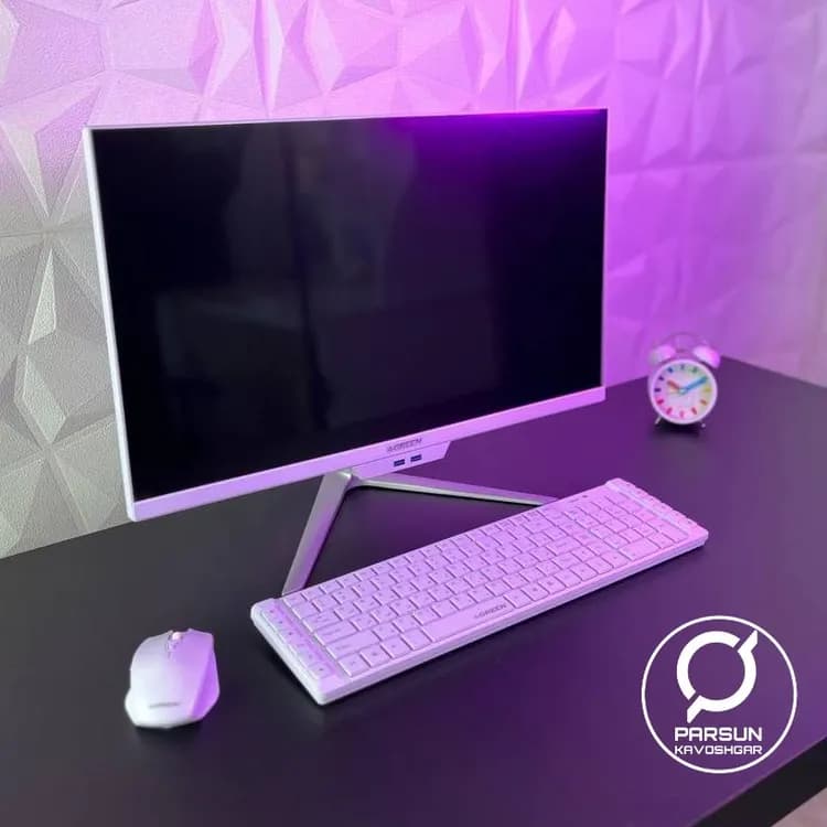 کامپیوتر همه کاره 23.8 اینچ گرین مدل GX424P8S — تصویر ۲