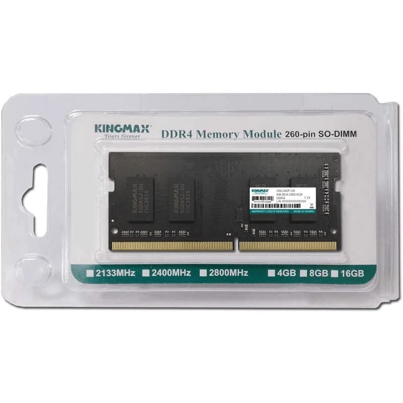 رم لپ تاپ 8 گیگ DDR4 3200 کینگ مکس — تصویر ۳