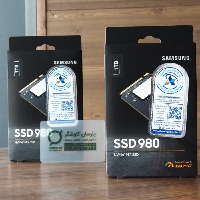 هارد SSD سامسونگ 1 ترا مدل 980 — تصویر ۲
