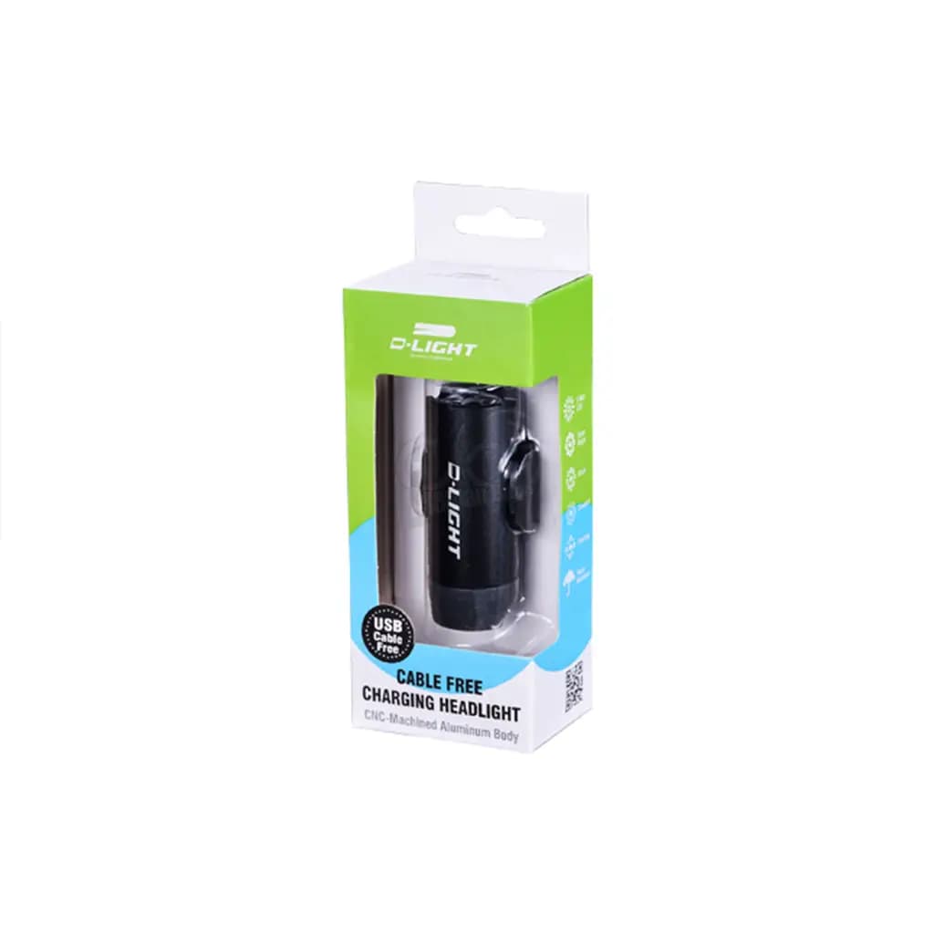 چراغ جلو دوچرخه D-LIGHT CG123P شارژی 150 لومن دی لایت ساخت تایوان — تصویر ۶