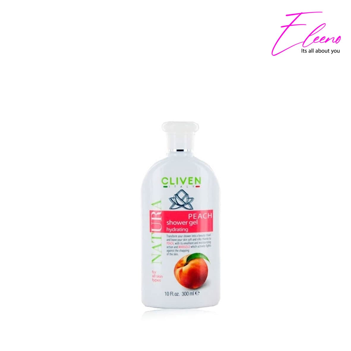 شامپو بدن کلیون حاوی عصاره هلو Cliven Peach Shower Gel