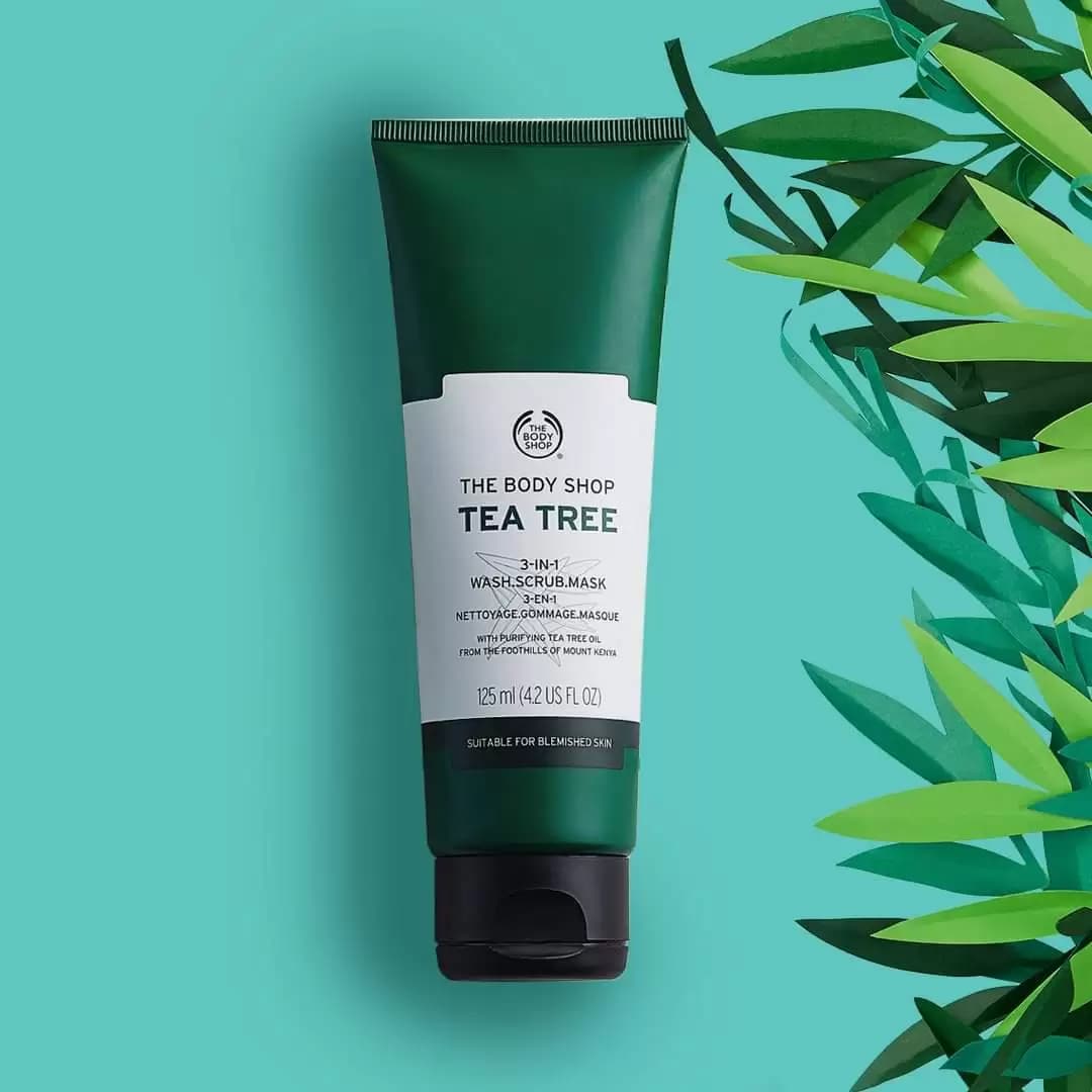 اسکراب و ماسک بادی شاپ 3 در 1 The Body Shop — تصویر ۳