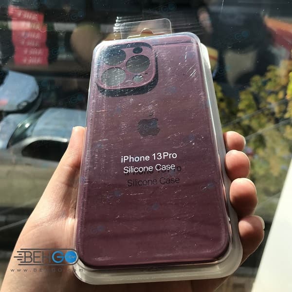 قاب ایفون 13 پرو کاور سیلیکونی اپل با محافظ لنز دوربین iPhone 13 pro — تصویر ۲