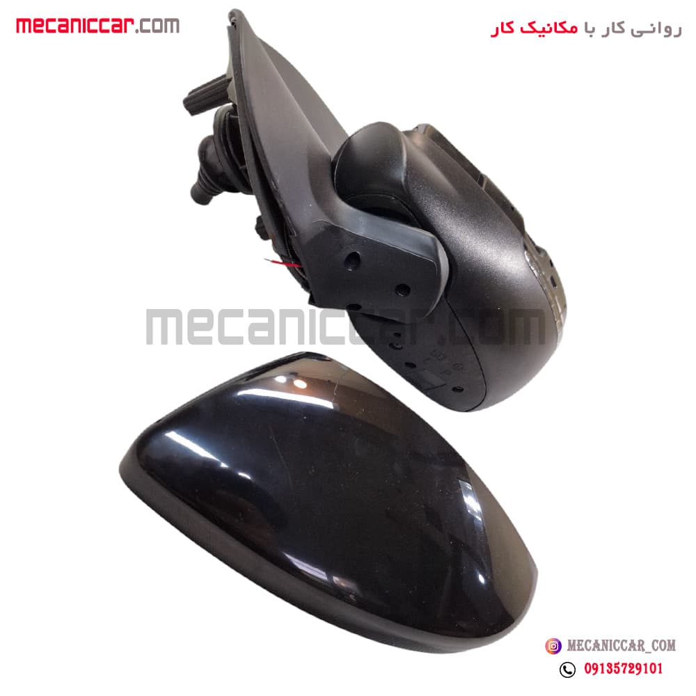 اینه کامل دستی چپ راهنمادار پژو 207 کاوج — تصویر ۳