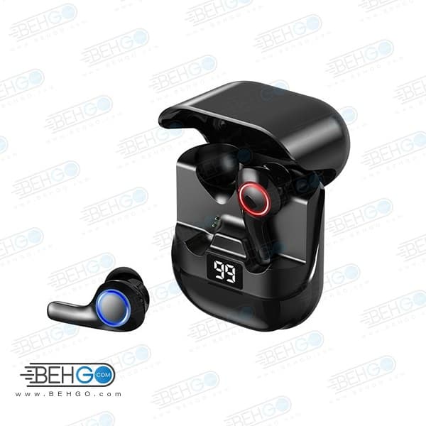 هدفون بی سیم هندزفری بلوتوثی مدل PT08 دو گوش اورجینال HEADSET PT08 — تصویر ۴
