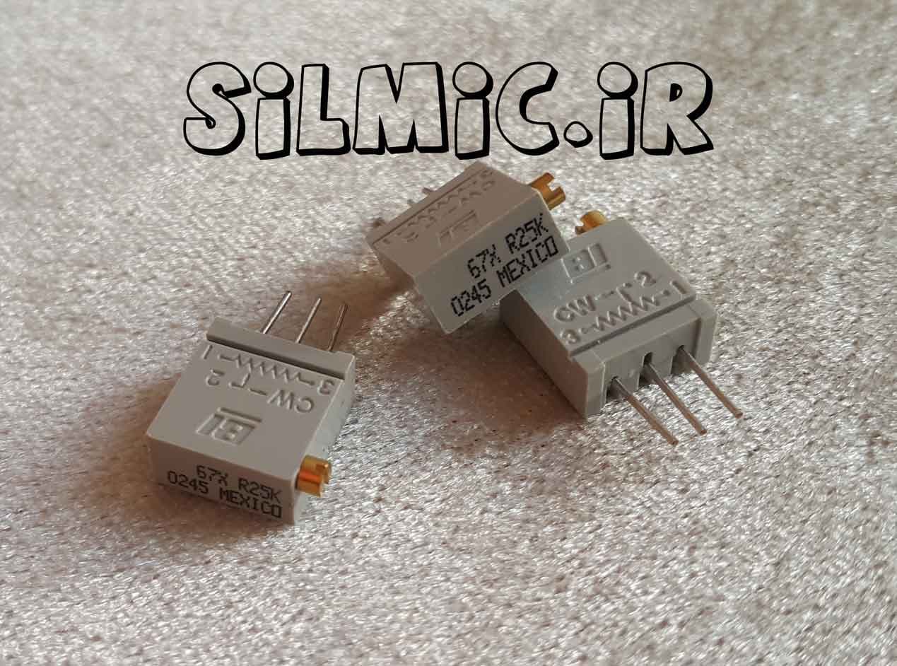 پتانسیومتر 25 کیلو اهم BI ساخت و تولید شده در مکزیکو آمریکا با بالاترین کیفیت
