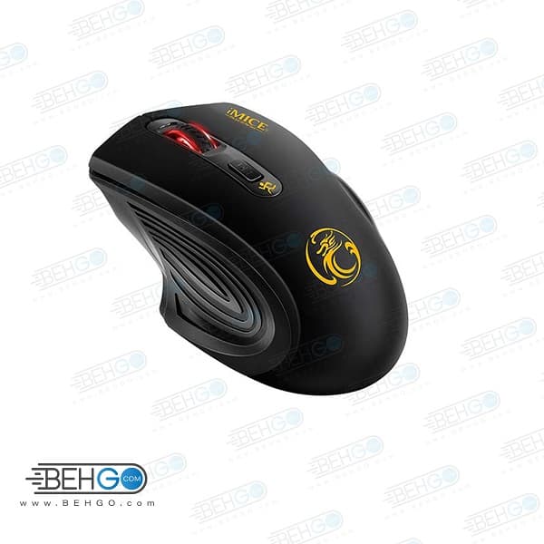 موس گیمینگ یا ماوس بی سیم مخصوص بازی مدل IMICE E-1800 — تصویر ۲