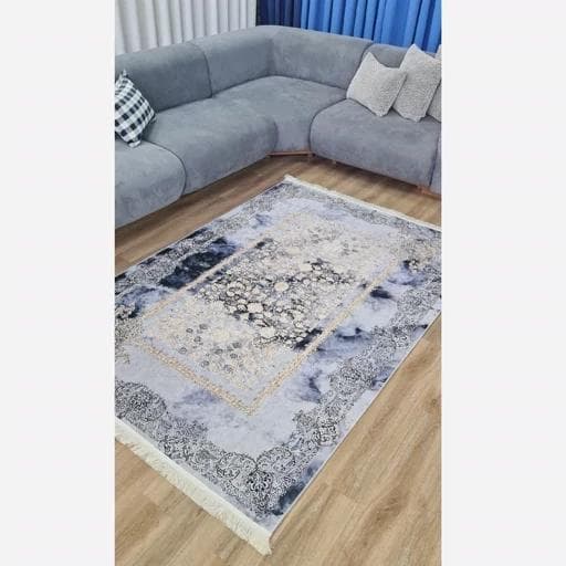 فرش ماشینی چاپی | فرشینه مدرن هازان ترک لوکسینو (پس کرایه) — تصویر ۶