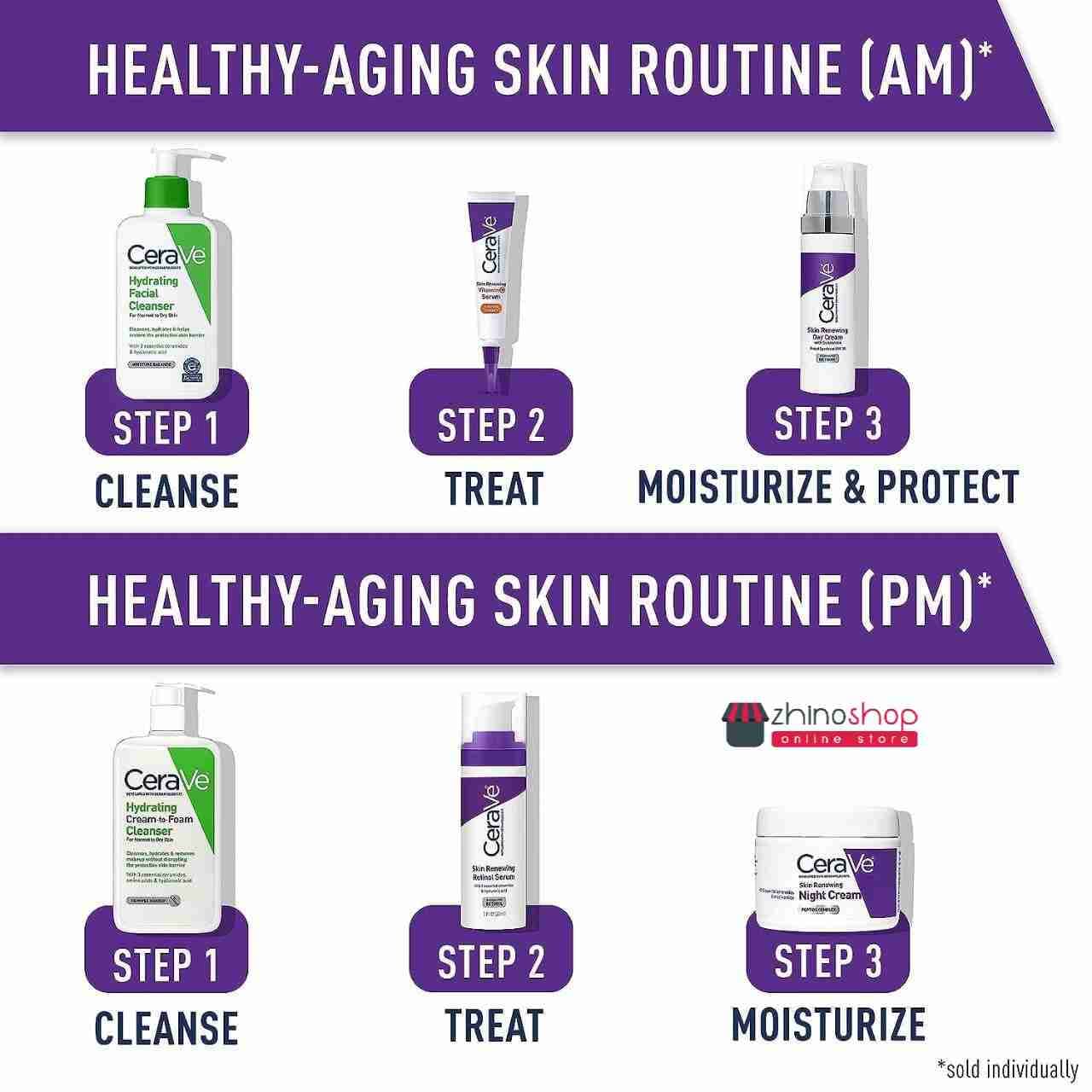سرم رتینول ضد چروک سراوی باکیفیت CeraVe حجم 30ml اصلی — تصویر ۴