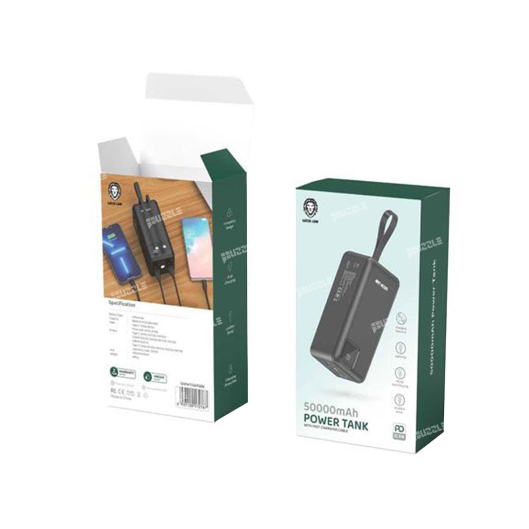 پاوربانک گرین لاین 22.5 وات مدل POWER TANK ظرفیت 30000 میلی آمپر — تصویر ۲