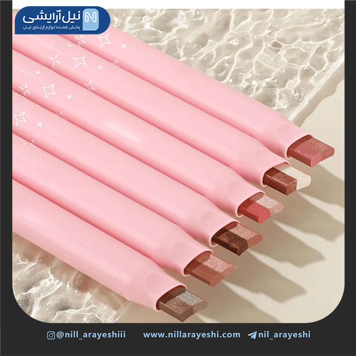 پک سایه چشم استیکی دو رنگ دراگون رانی شش عددی کد DR105A — تصویر ۳