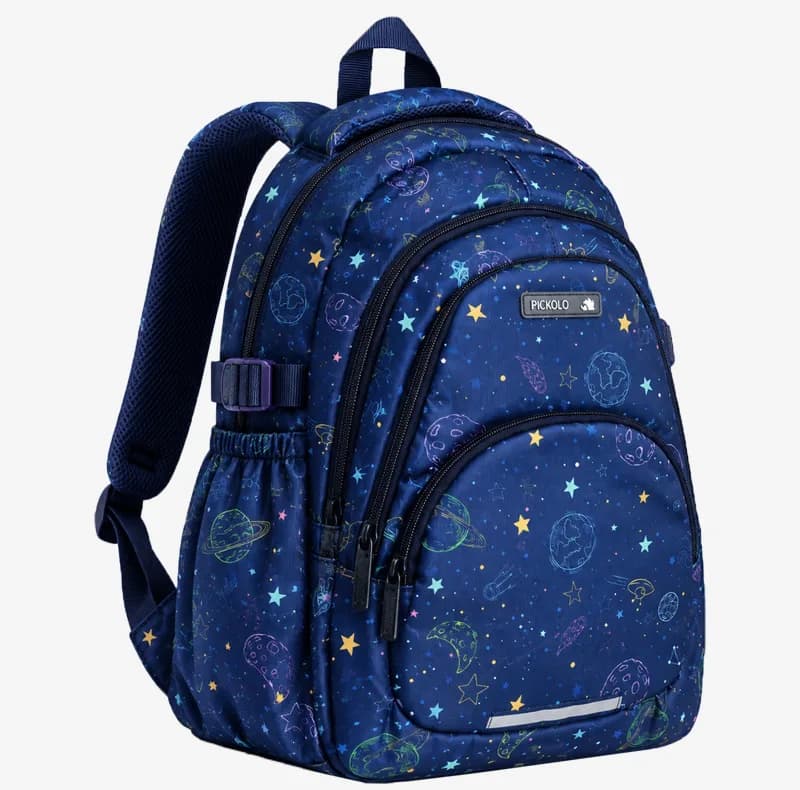 کوله پشتی مدرسه مدل طرح دار space