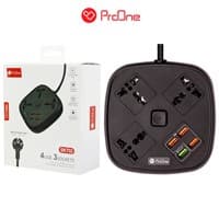 چندراهی 3 خروجی و 4 پورت USB2.0 متری ProOne SKT02