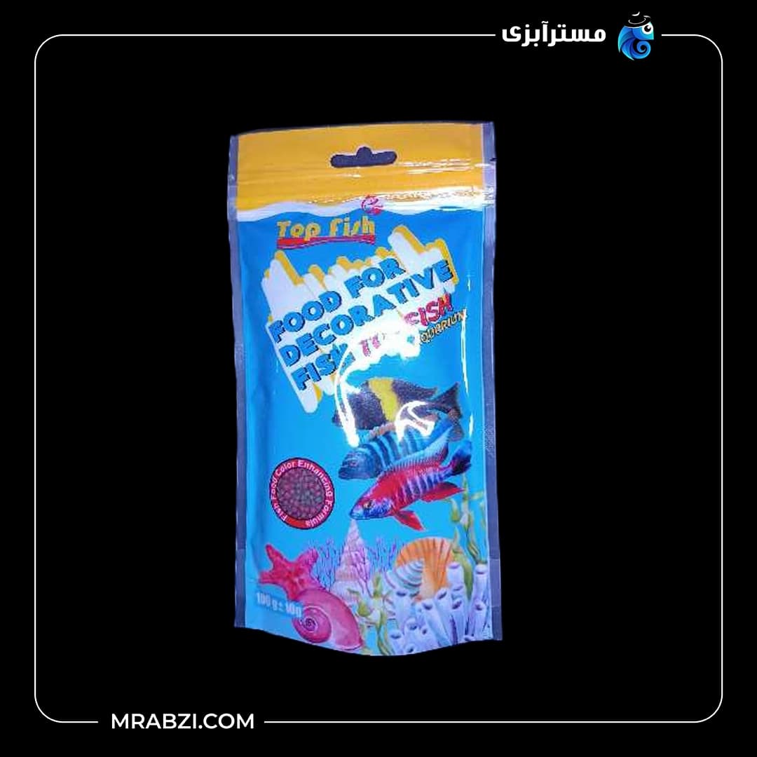 غذا ماهی تاپ فیش مدل Tropical fish (وزن 100 گرم)
