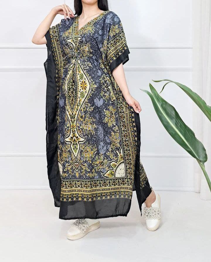 ساحلی پانچ سیلک هندی وارداتی/کد6811 — تصویر ۶