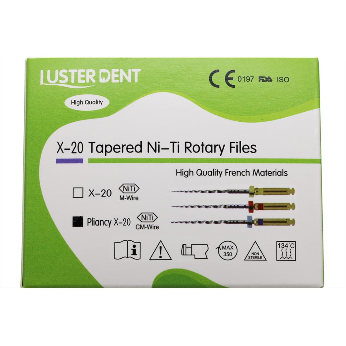 فایل روتاری Pliancy X-20 Tapered برند Lusterdent — تصویر ۵