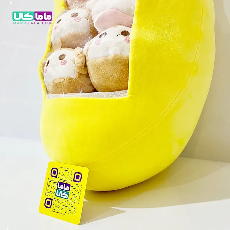 عروسک موز نی نی دار اورجینال وارداتی 50 سانتیمتری — تصویر ۸