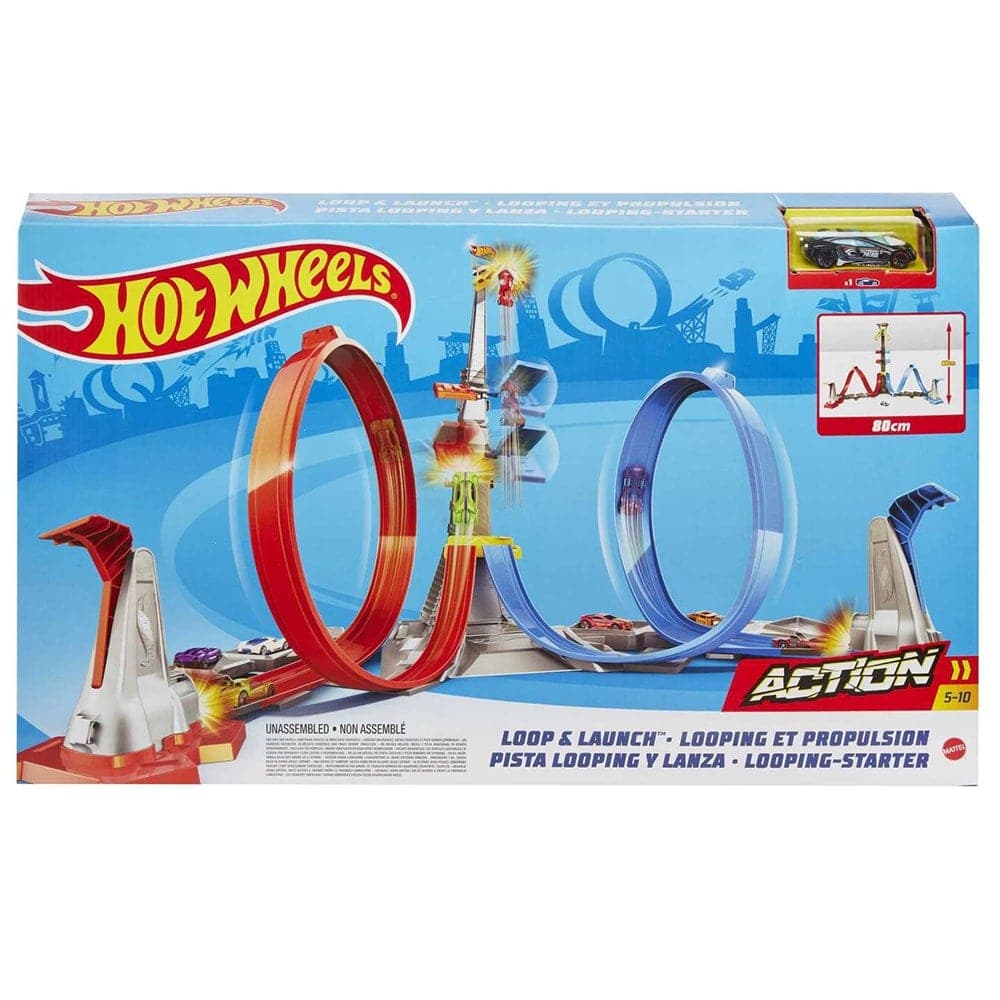 پیست ماشین هات ویلز کد:91279 Mattel Hot Wheels Loop & Launch GRW39 — تصویر ۶