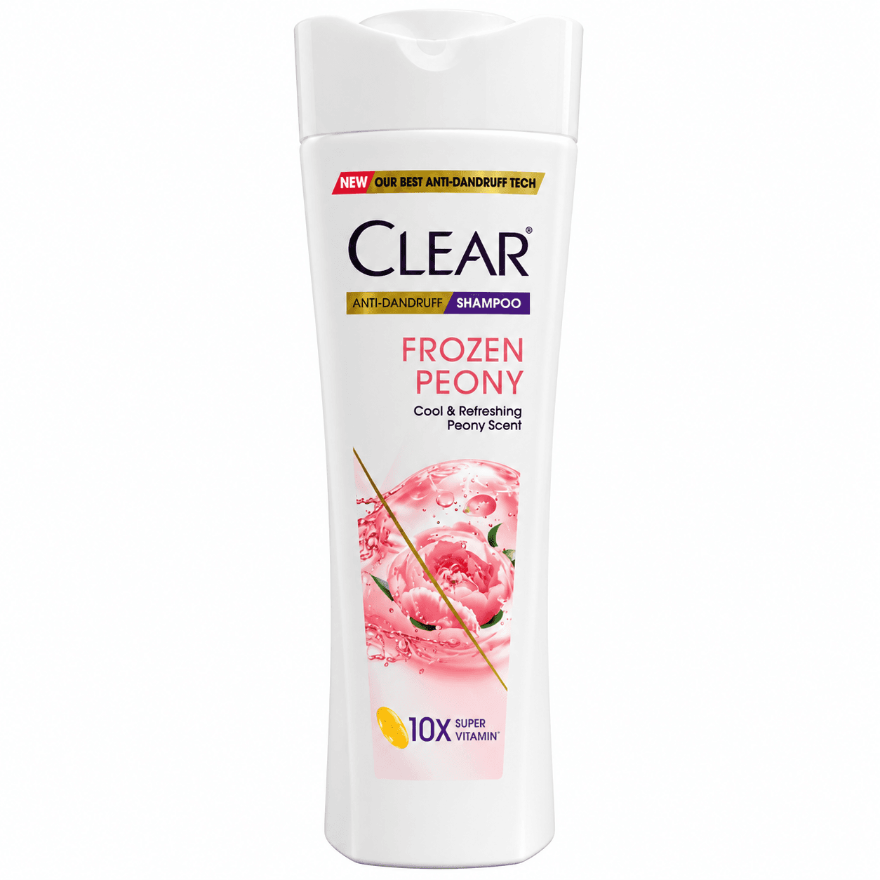 شامپو گل پئونی ضدشوره کلیر SHAMPOO ANTI_DANDRUFF FROZEN PEONY CLEAR