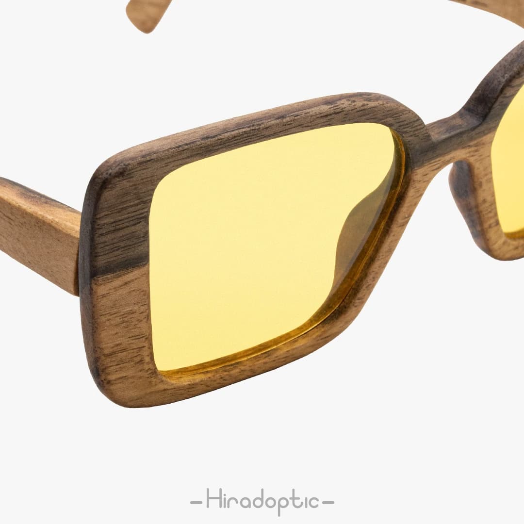 عینک شب چوبی فشن گردو 03<br><span>Wooden Sunglasses MWG03</span> — تصویر ۵