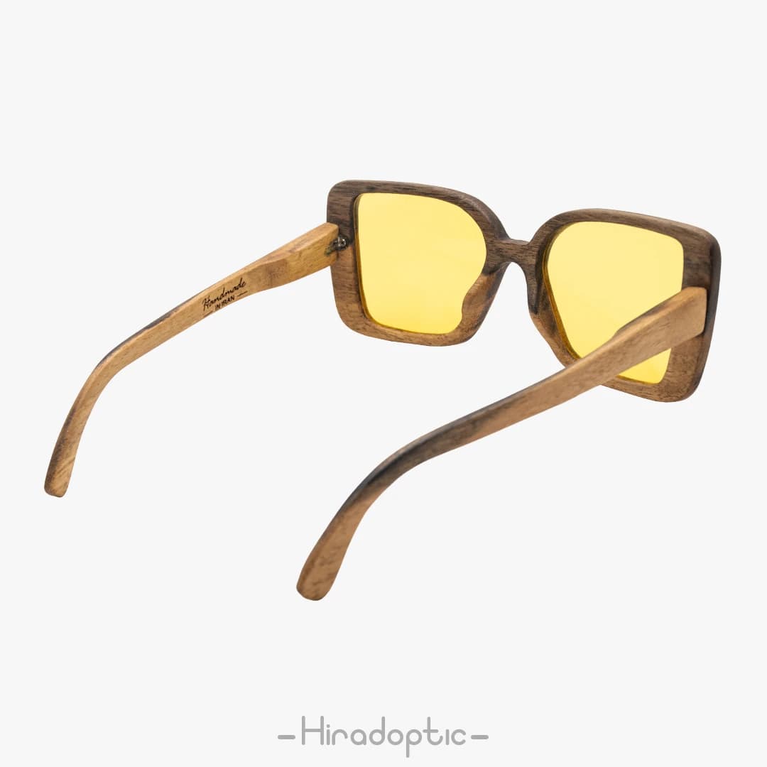 عینک شب چوبی فشن گردو 03<br><span>Wooden Sunglasses MWG03</span> — تصویر ۴