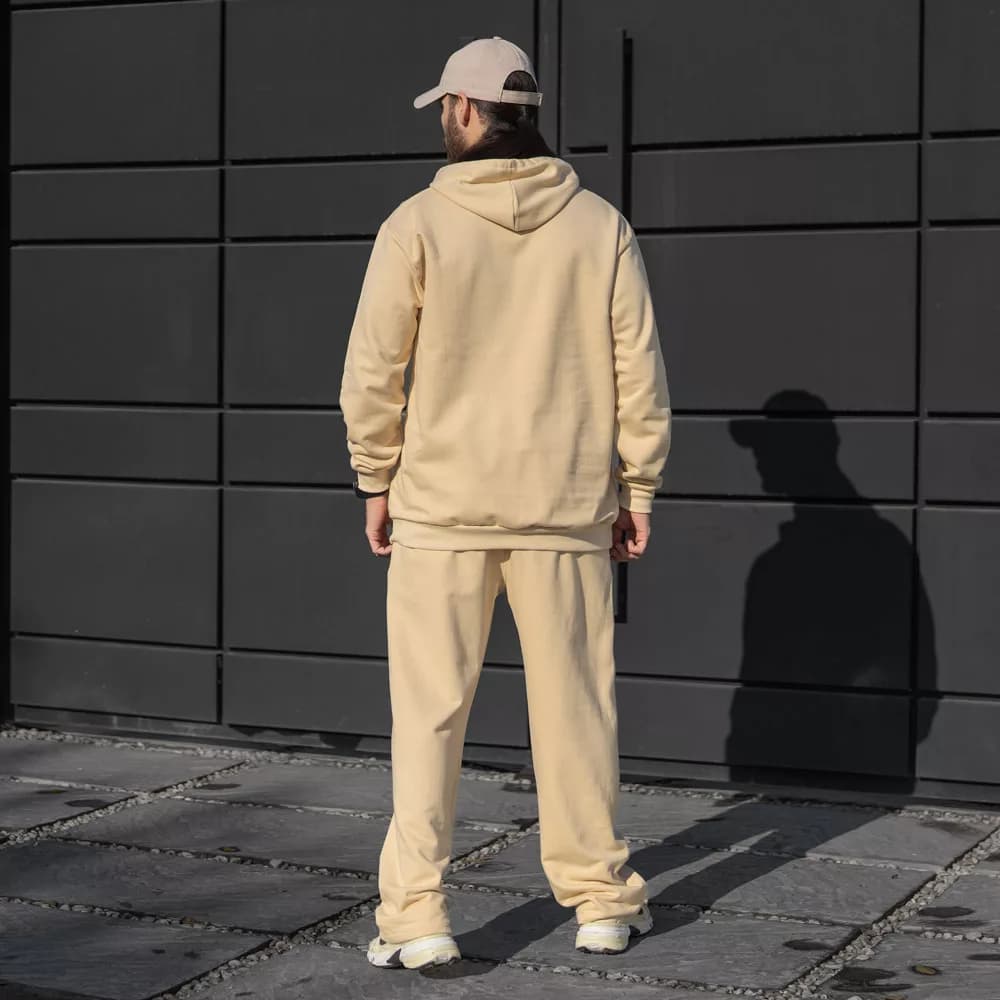 ست هودی و شلوار دورس نخ پنبه مردانه MB کد 28398 — تصویر ۸