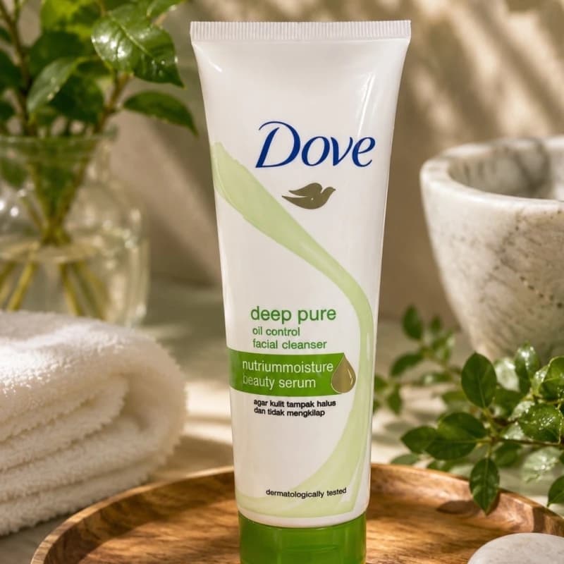 ژل شستشوی صورت کنترل کننده چربی داو Dove دیپ پیور اورجینال