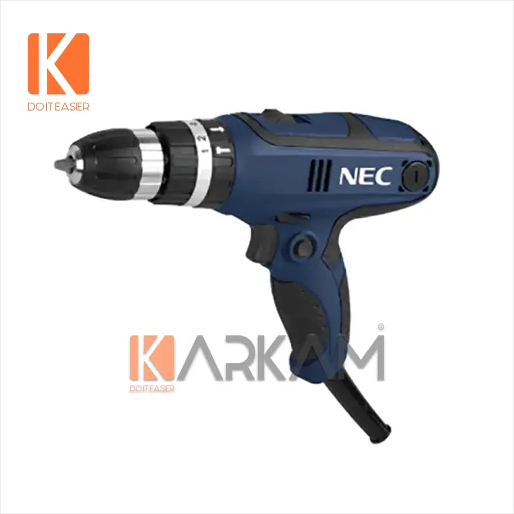 دریل پیچ گوشتی چکشی 230 وات NEC 1040