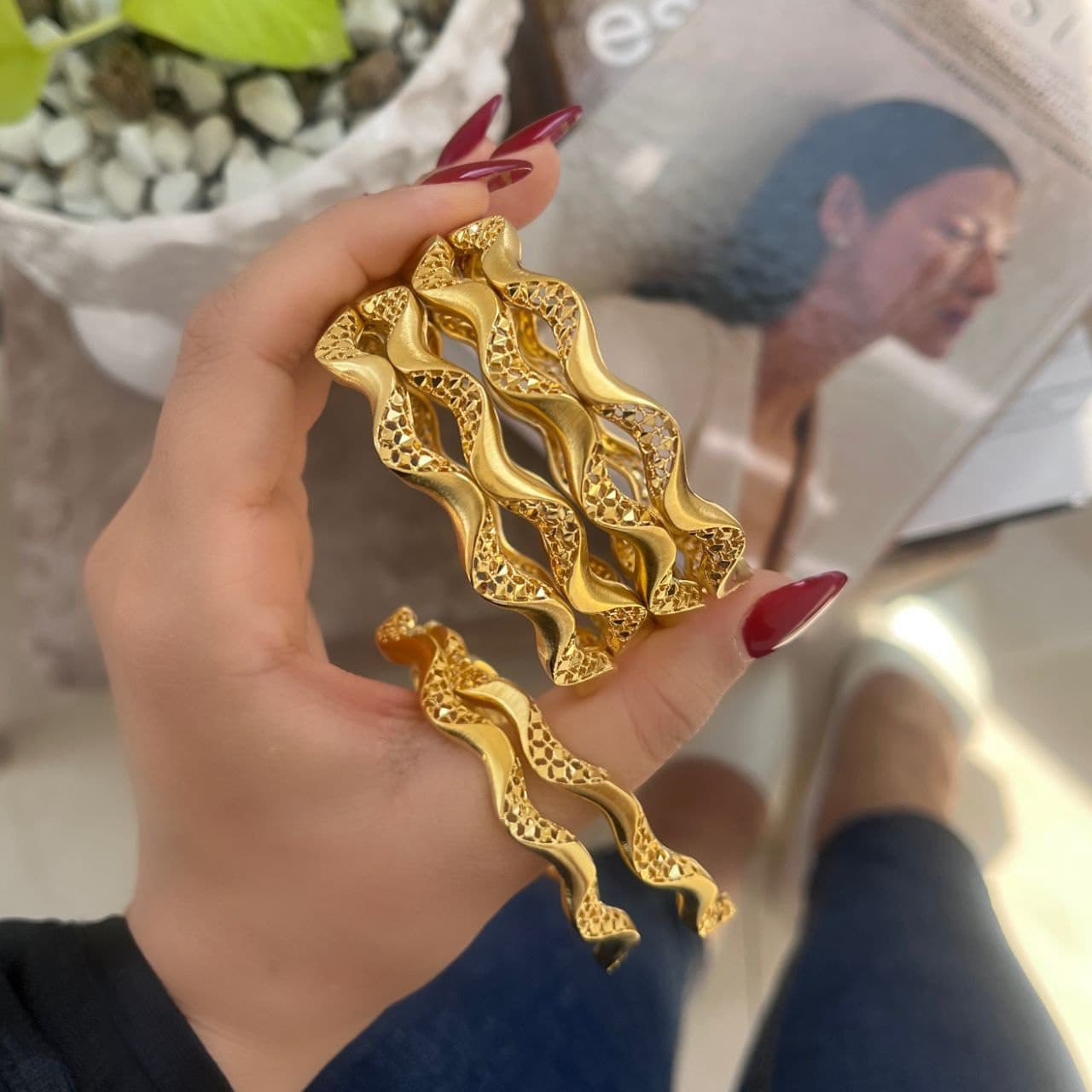 النگو فیوژن وارداتی زنانه مدل مینو