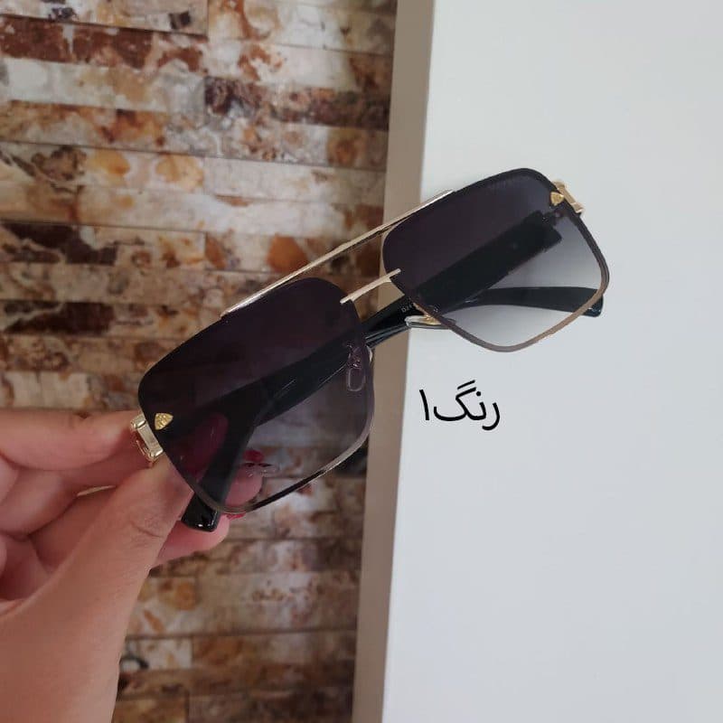 عینک آفتابی مردانه شیشه سنگی برند may bach — تصویر ۳