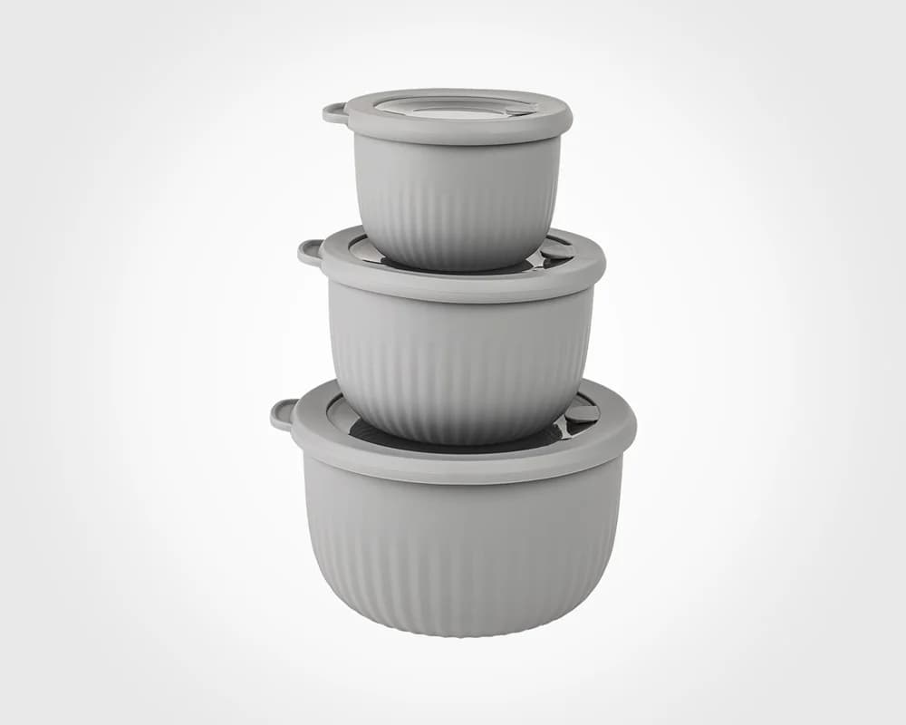 ست کاسه گرد لیمون دربدار (الوان) کد 242500
