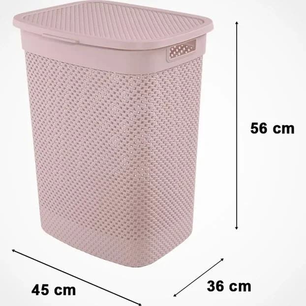 سبد رخت لیمون طرح بافت (الوان) کد 213635 — تصویر ۲