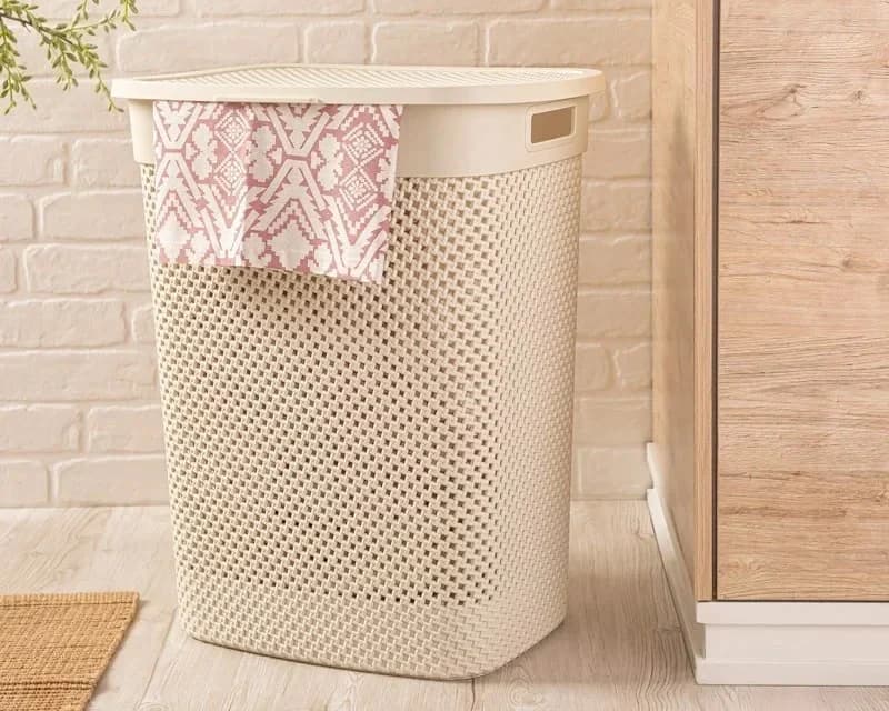 سبد رخت لیمون طرح بافت (الوان) کد 213635