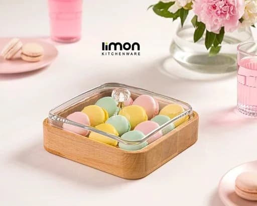 بیسکویت خوری لیمون چوبی کد 223959 — تصویر ۲