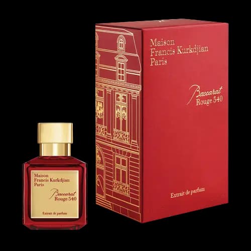 عطر و ادکلن میسون فرانسیس کورکجان (کرکجان) باکارات رژ قرمز 540 هارد باکس اکستریت د پرفیوم 70 میلی لیتر اماراتی | Emarati Perfume Maison Francis Kurkdjian Baccarat Rouge 540 Extrait de Parfum 70ml