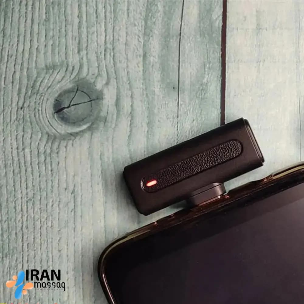 میکروفون یقهای بیسیم مدل SX8 | برای آیفون — تصویر ۴