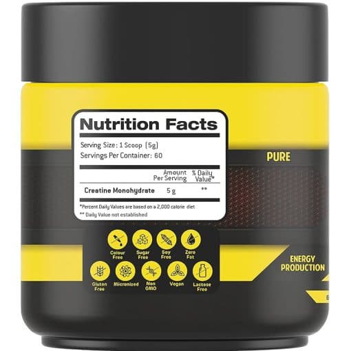 کراتین مونوهیدرات بادی بیلدر 300 گرم Body Builder Creatine Monohydrate — تصویر ۶