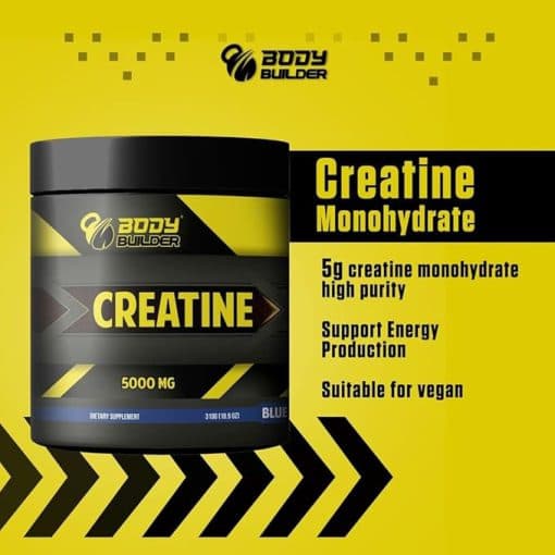 کراتین مونوهیدرات بادی بیلدر 300 گرم Body Builder Creatine Monohydrate — تصویر ۳