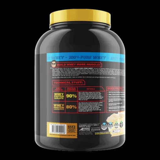 پروتئین وی مکسس MAX’s 100% WHEY Protein — تصویر ۲