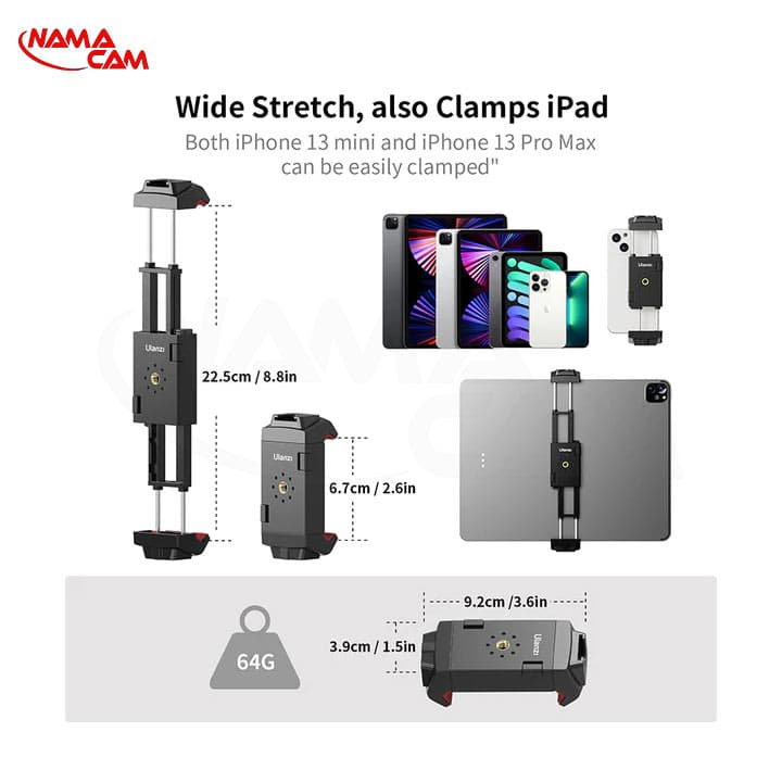 نگهدارنده موبایل و تبلت روی سه پایه – اولانزی ST-29 — تصویر ۳